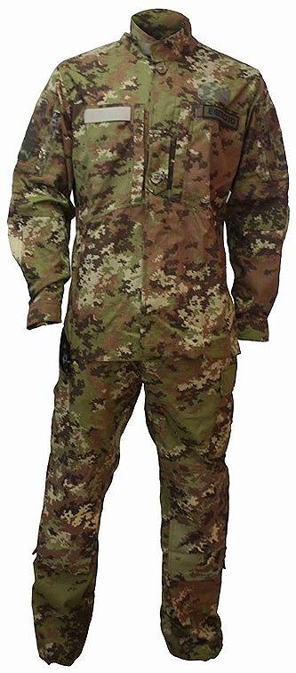 CATAPANO ITALIAN ARMY COMBAT CAMO WITH INFRARED TREATMENT AND STARS