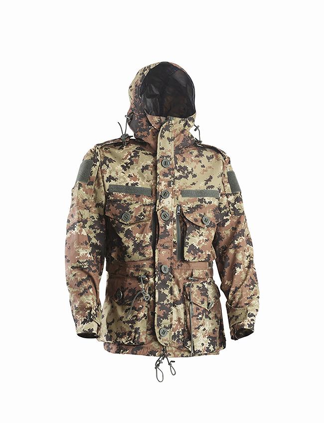 OPENLAND SAS SMOCK JACKET WITH INTERNAL FLEECE