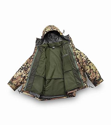 OPENLAND SAS SMOCK JACKET WITH INTERNAL FLEECE