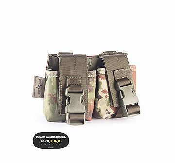 OPENLAND CORDURA POCKET DOUBLE GRENADE HOLDER 