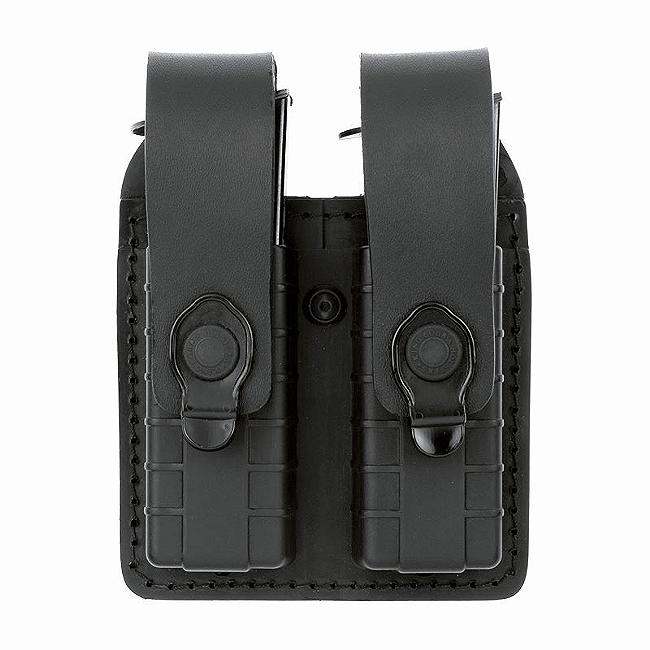 CLOSED DOUBLE MAGAZINE POUCH IN INJECTION MOLDED POLYMER GLOCK