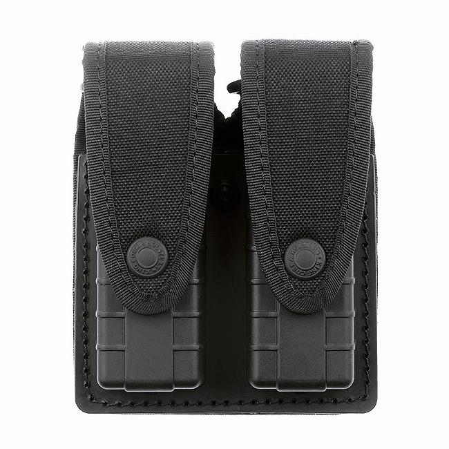 DOUBLE CLOSED MAGAZINE POUCH IN INJECTED MOLDED POLYMER AND PADDED CORDURA BERETTA