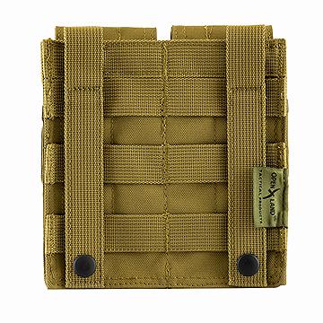 OPENLAND MOLLE DOUBLE MAGAZINE M4-AK POUCH WITH VELCRO OPENING