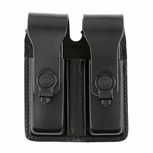 LETHER DOUBLE MAGAZINE POUCH