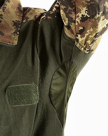 OPENLAND COMBAT SHIRT IN COTONE