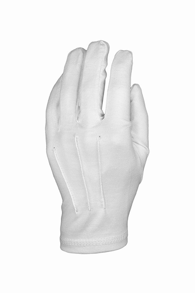 OPENLAND WHITE COTTON CEREMONIAL GLOVES