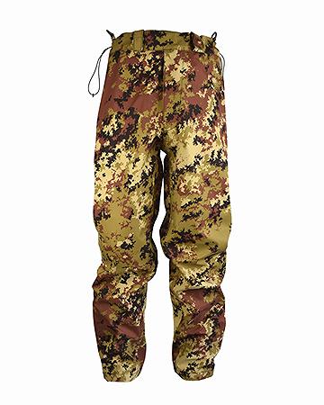 OPENLAND PANTALONE IN ACQUA-TEX CON BRETELLE ITALIAN CAMO