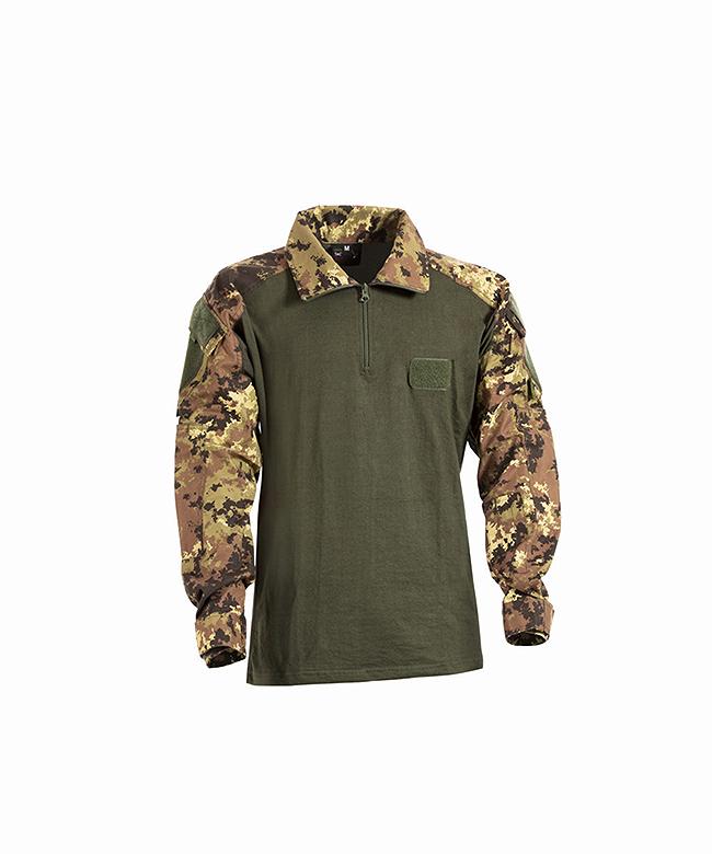 OPENLAND COMBAT SHIRT IN COTONE