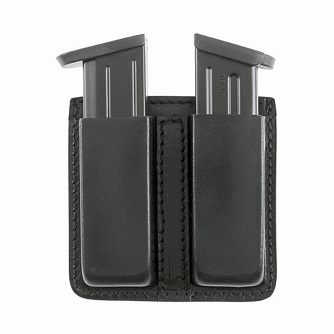 DOUBLE CLOSED LETHER MAGAZINE HOLDER